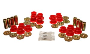 Dodge Viper Control Arm Bushing Set - Rear - Energy Suspension - Hyper-Flex Performance Polyurethane - Red - `92-`02